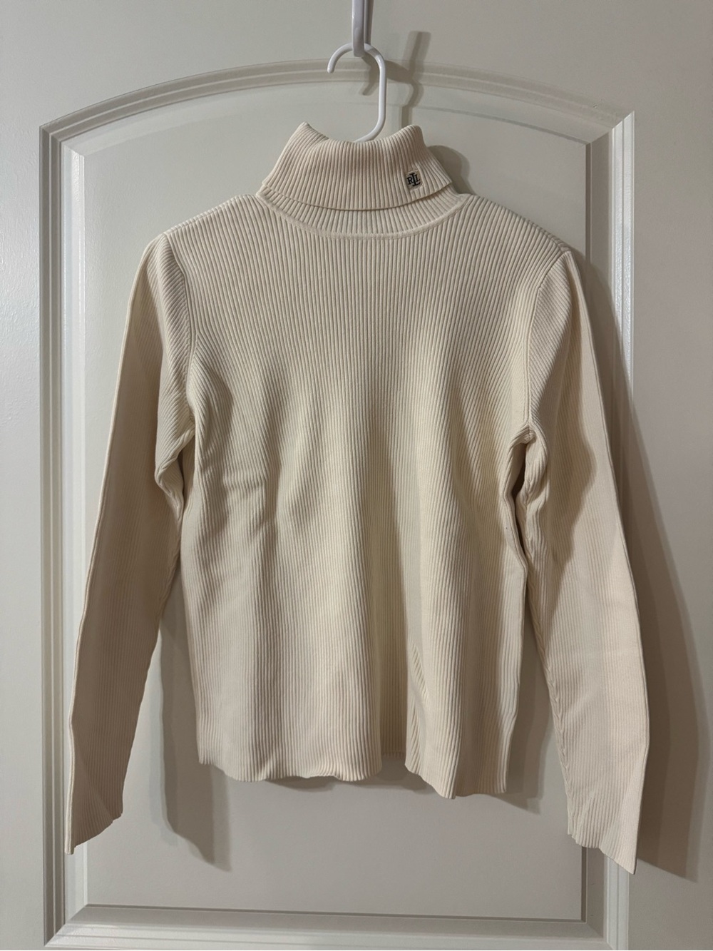 White/Cream Lauren Ralph Lauren Turtleneck Sweater